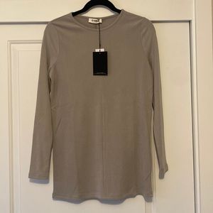 NWT | 4th & Reckless Gray Carina Split Back Tunic Top - Small